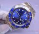 Copy Rolex Submariner watch All Gold Blue Ceramic 40mm (4)_th.jpg